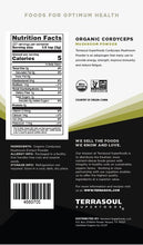 Organic Cordyceps Mushroom Extract Powder