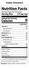 Ceylon Cinnamon Powder