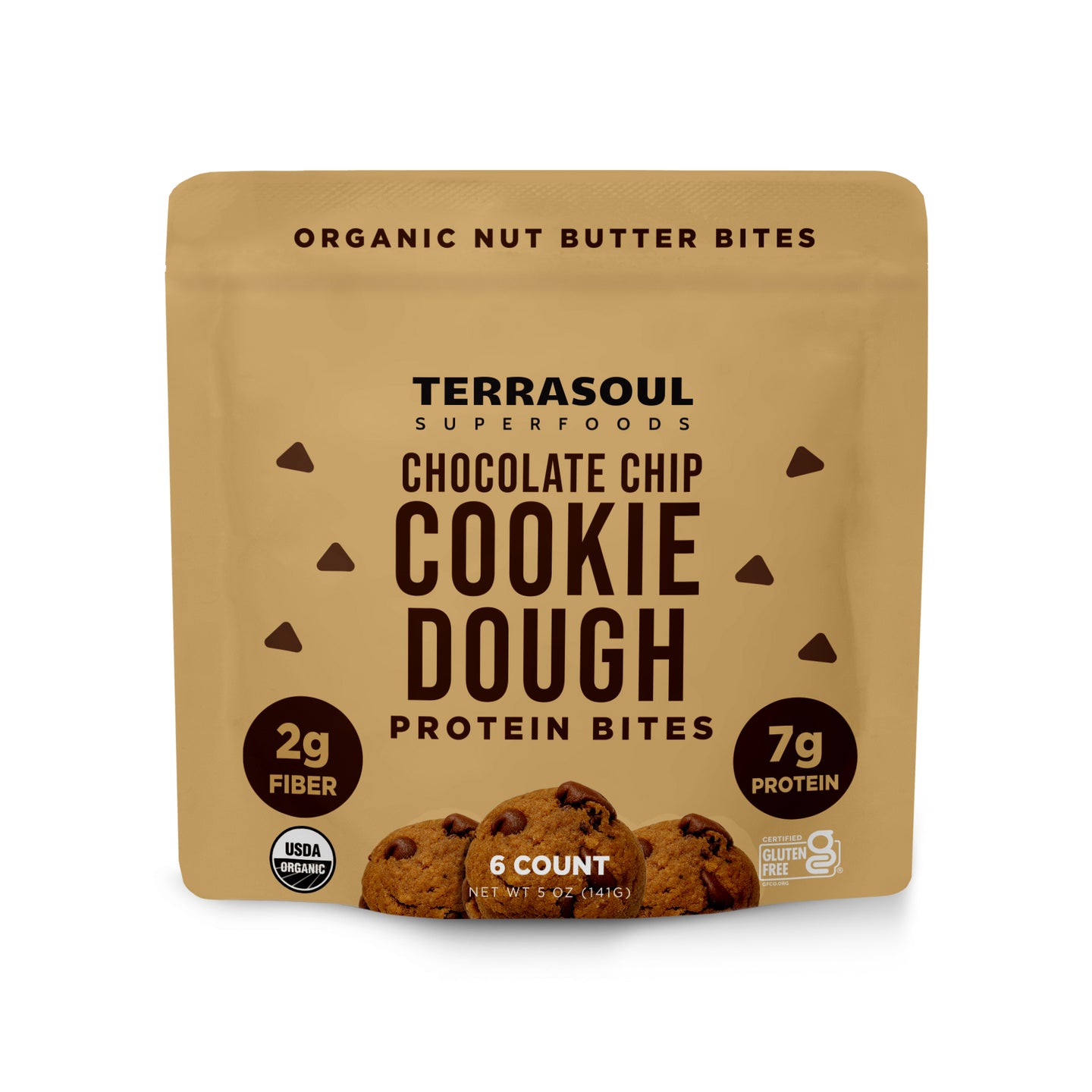 Protein Bites - Chocolate Chip Cookie Dough – Terrasoul Superfoods