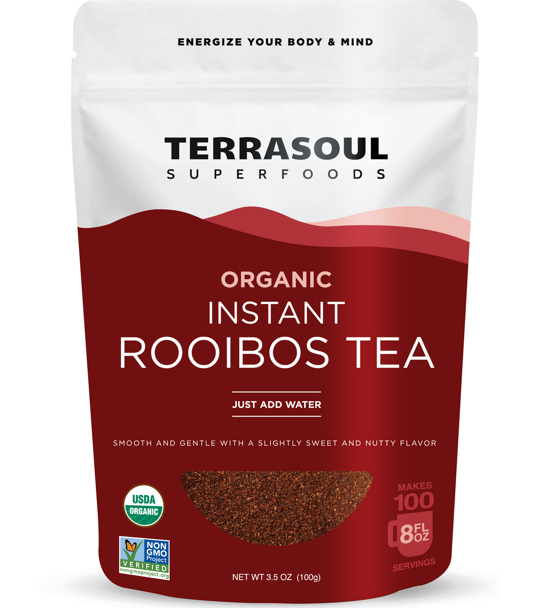 Rooibos Tea (Instant, Organic) – Terrasoul Superfoods