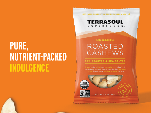 Organic Dry Roasted Cashew Snack Pack - Coming Soon