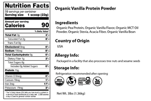 Vanilla Protein Powder