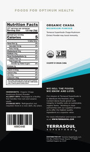 Organic Chaga Mushroom Extract Powder