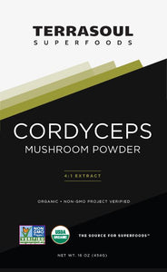Organic Cordyceps Mushroom Extract Powder